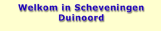 Welkom in Scheveningen Duinoord